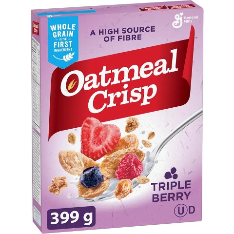 Oatmeal Crisp 三莓谷物麦片 399克