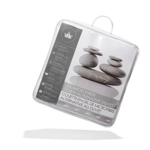 羽绒般柔软触感 + 抗敏替代填充Gel Microfiber 羽绒替代被