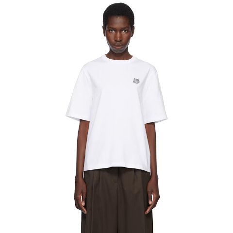 Fox Bold Logo休闲T恤 白色