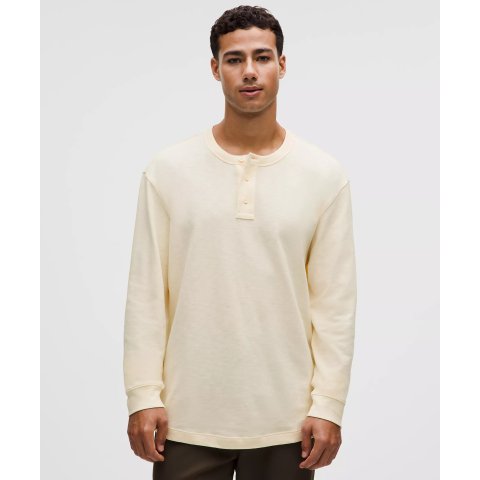 Slub 棉 长袖亨利衫