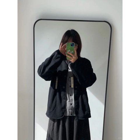 蹲补！系扣抓绒外套