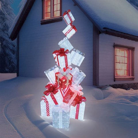 Stacked Gift Box Tree 亮灯 3.35米