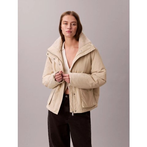 羊羔绒翻领夹克