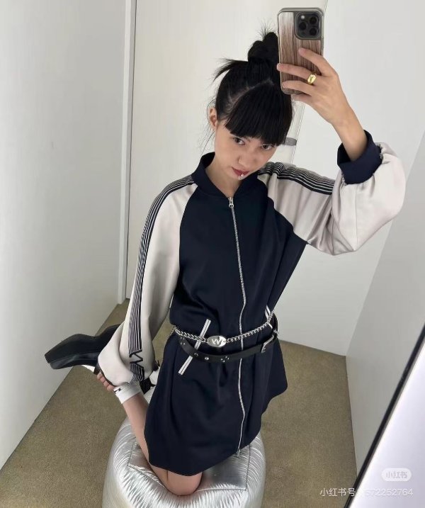 open yy Navy 纪念棒球夹克