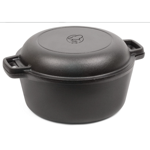 COMMERCIAL CHEF 荷兰铸铁锅 2合1 带盖