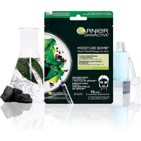 海藻竹炭净透面膜