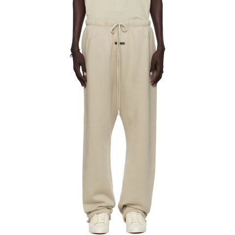 Relaxed 抓绒长裤 米色