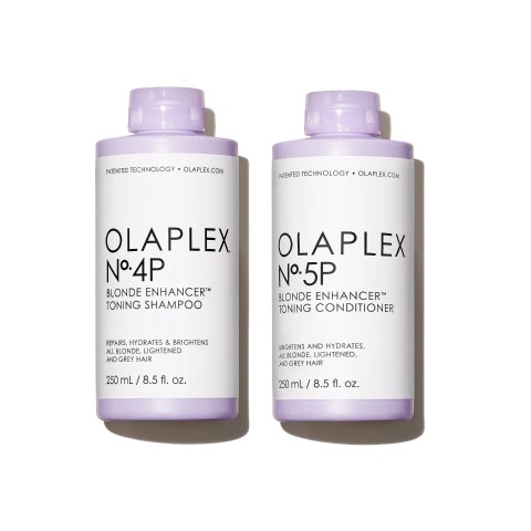olaplex褪黄色 亮泽强化浅色金发护色套装 紫调护发素+洗发水