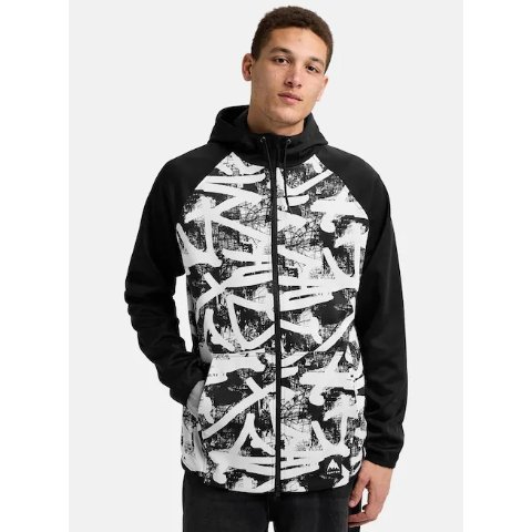 Burton Crown 男士防水拉链抓绒