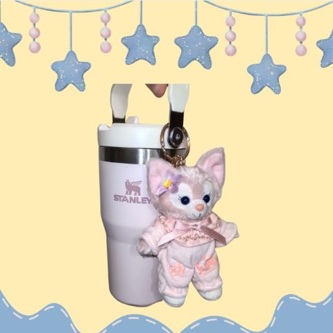 tanley IceFlow 吸管翻盖防漏杯，30oz 玫瑰粉