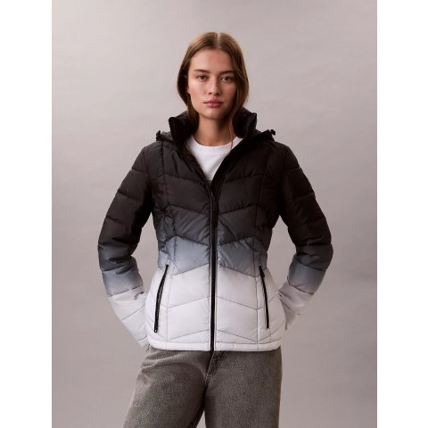 渐变修身款防水外套