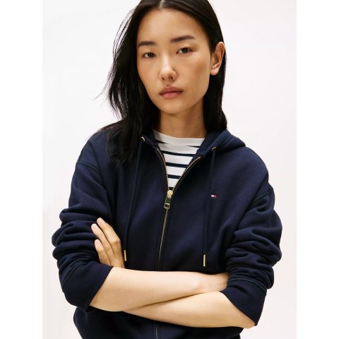 Relaxed Fit 拉链连帽衫