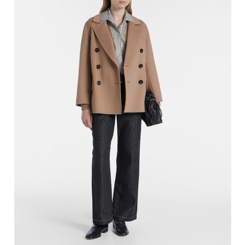 Lukas 双排扣羊毛大衣