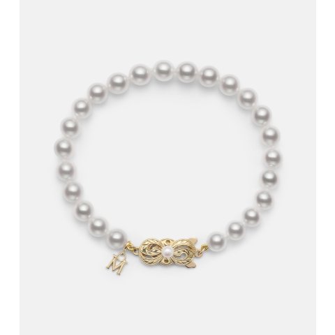 Akoya珍珠18K金手链