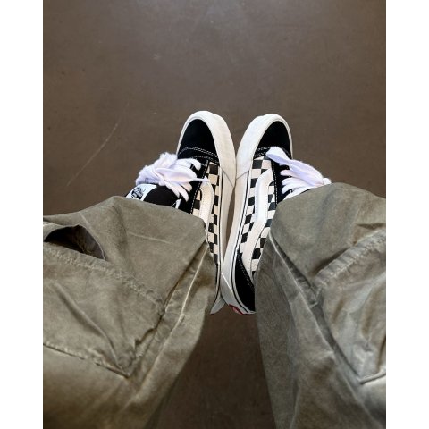 Vans官网哭死都没有的价格 Knu Skool 大童棋盘格