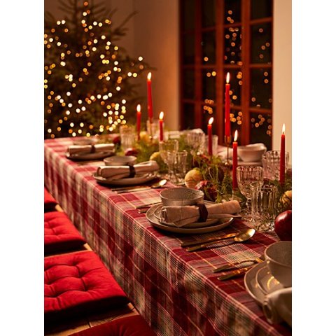 Christmas 格纹桌布