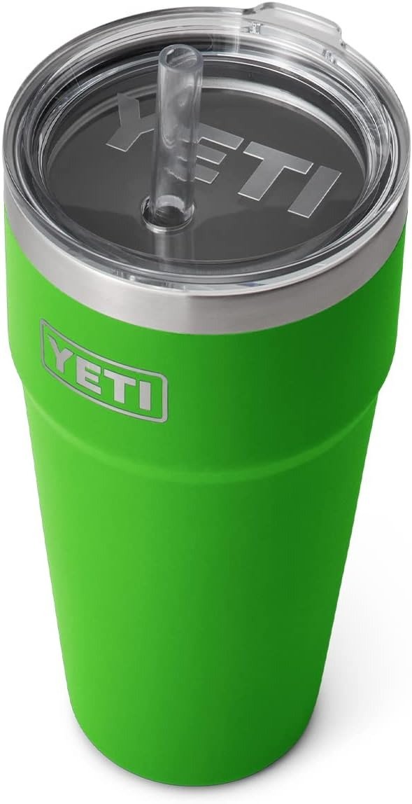 YETI Rambler 吸管杯 26盎司 绿