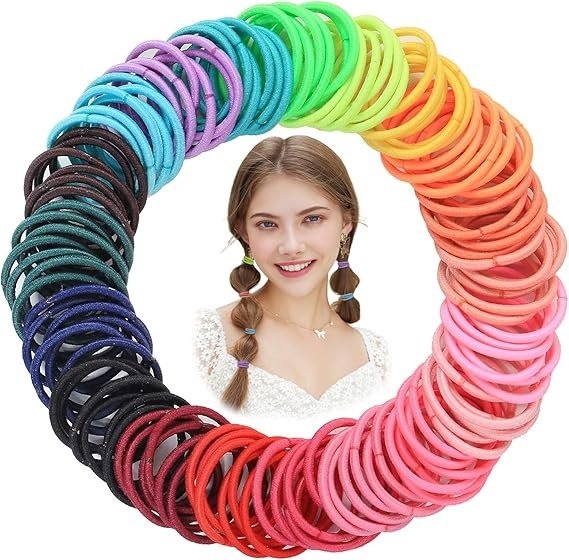 Seamless 彩色发圈 200根