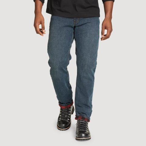 H2Low 弹力法兰绒衬里牛仔裤 男