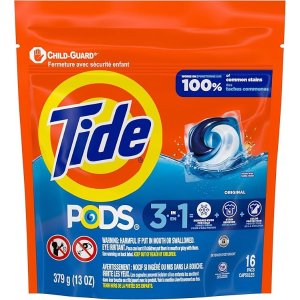 TidePods 三合一洗衣凝珠 16颗