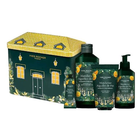 Body Care 香氛礼盒 橘子松针 洗手液+沐浴露+手霜+磨砂膏+礼盒