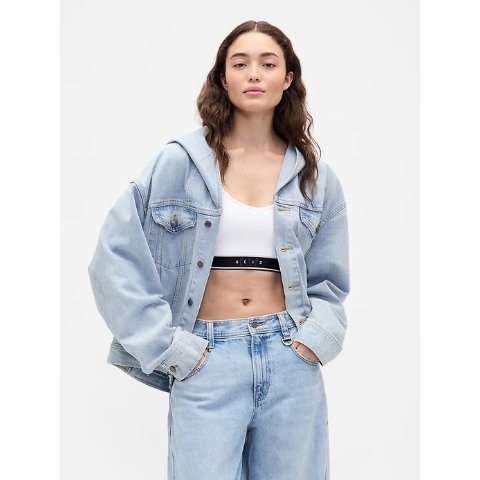 Gap × BÉIS牛仔宽松夹克