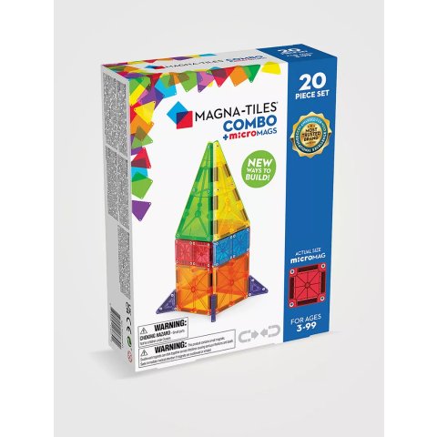Magna-tiles 磁性积木 20片套装