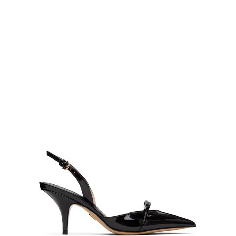 Black Mini 蝴蝶结细高跟鞋