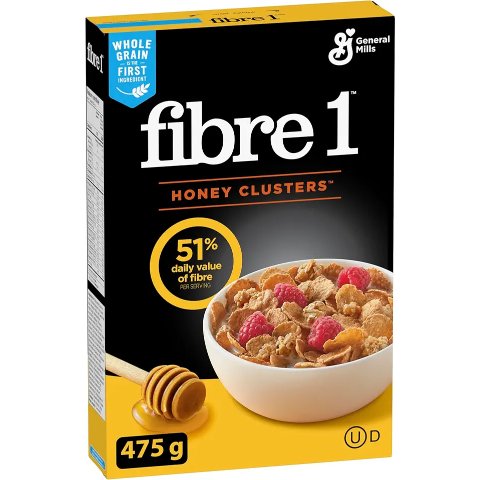 Fiber One 蜂蜜麦片 475克