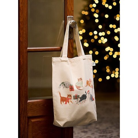 Festive cats 圣诞帆布包