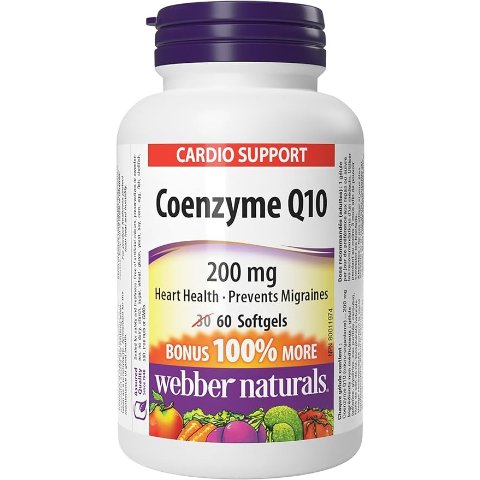 Webber Naturals CoQ10 200mg 60粒