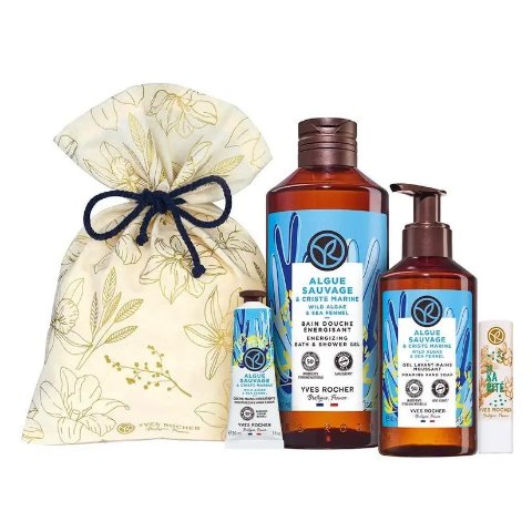 Essentials 海藻茴香护肤4件套 沐浴露+洗手液+手霜+唇膏