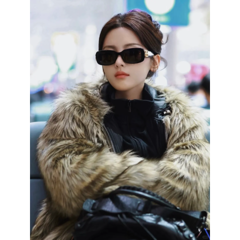 Black Dynasty 长方形太阳镜