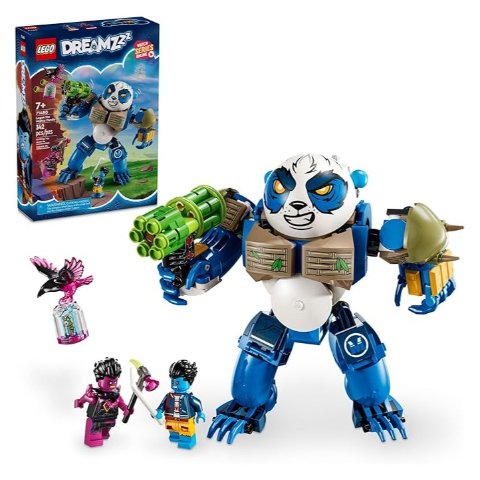 LEGO 71480 熊猫动物玩具 含2人仔