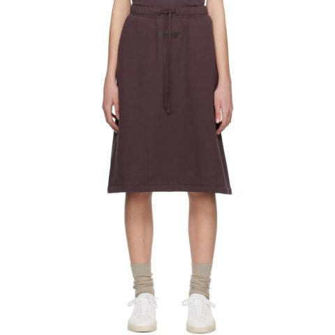 EssentialsPurple 收腰中裙