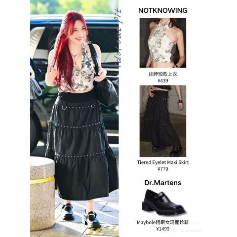 Maybole 方头玛丽珍高跟鞋 黑色