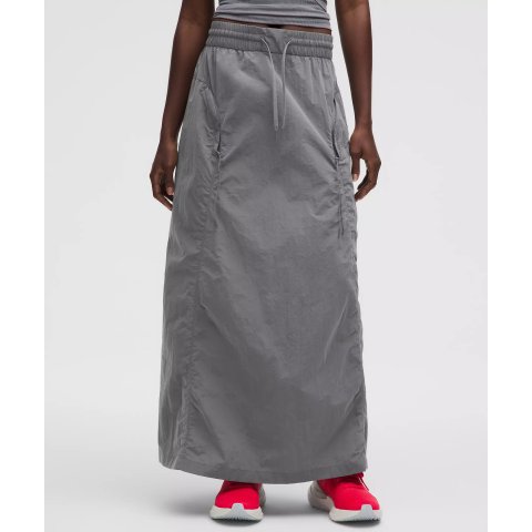 SLNSH 编织长款工装裙