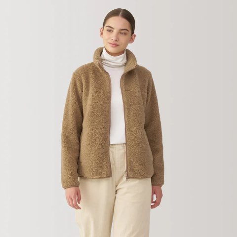 Muji厚羊羔绒夹克