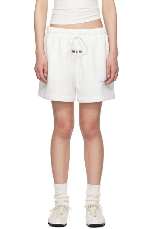 Soccer Fleece 运动短裤 白色