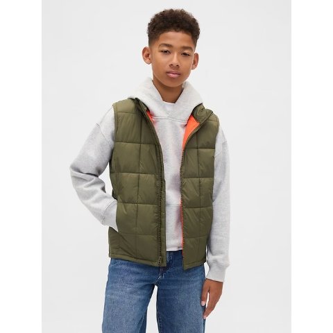 大童轻盈保暖马甲 回收材料