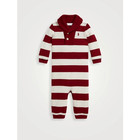 Cotton 条纹连体工作服