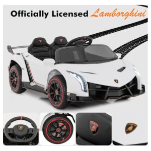 史低价：INFANS 双座儿童骑乘车 兰博基尼授权款