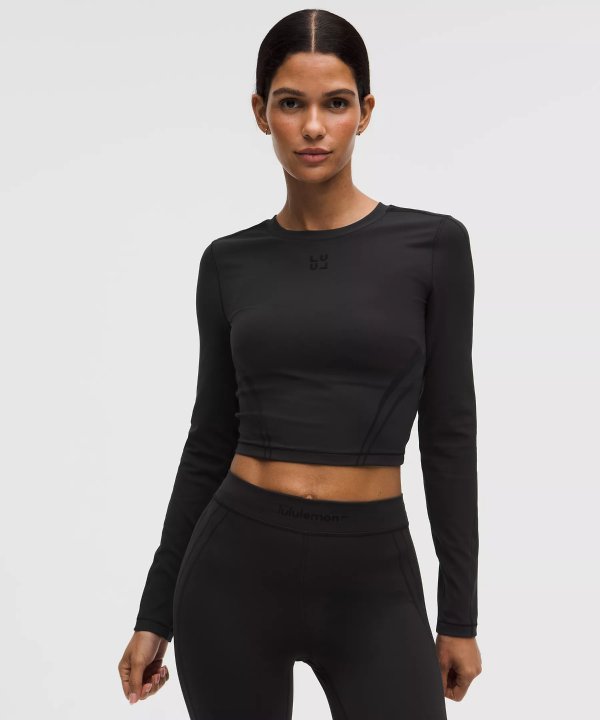 Lululemon Wunder Train 长袖短上衣