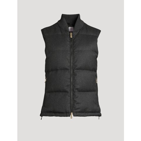 DownLight 男款羽绒背心 黑色 S码