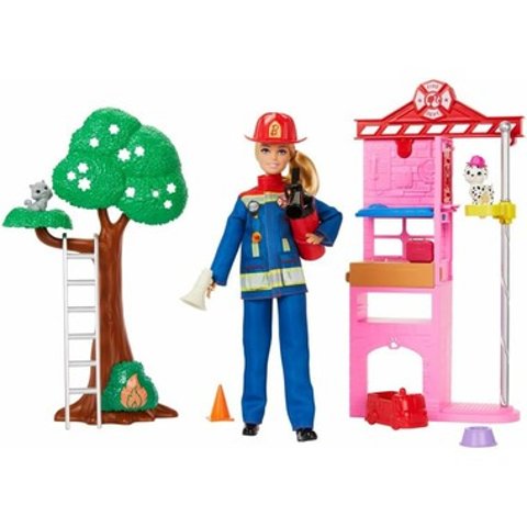 Barbie 消防员套装