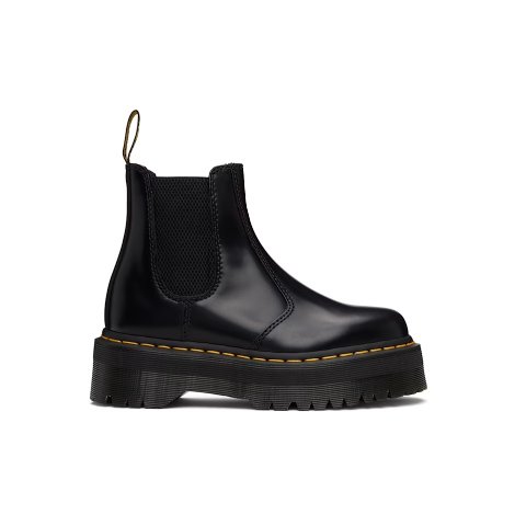 2976 黑色亮面切尔西靴