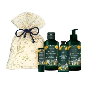 柑橘松针礼盒装 4件套 洗手液+沐浴液+唇膏+手霜+礼袋