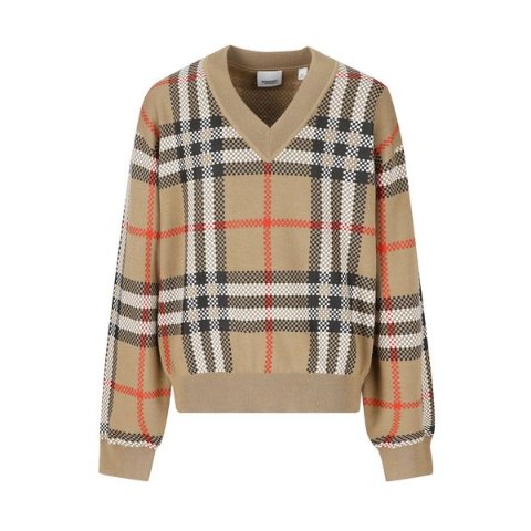 Checked 格纹毛衣