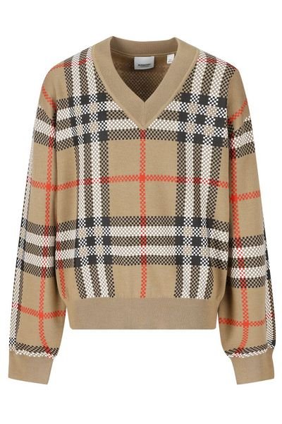 Checked 格纹毛衣