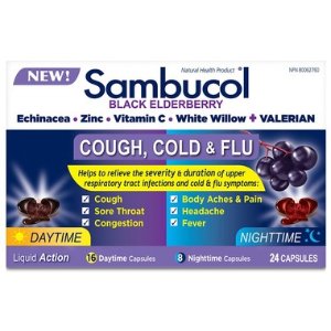 Sambucol 黑接骨木浆果 夜用感冒液